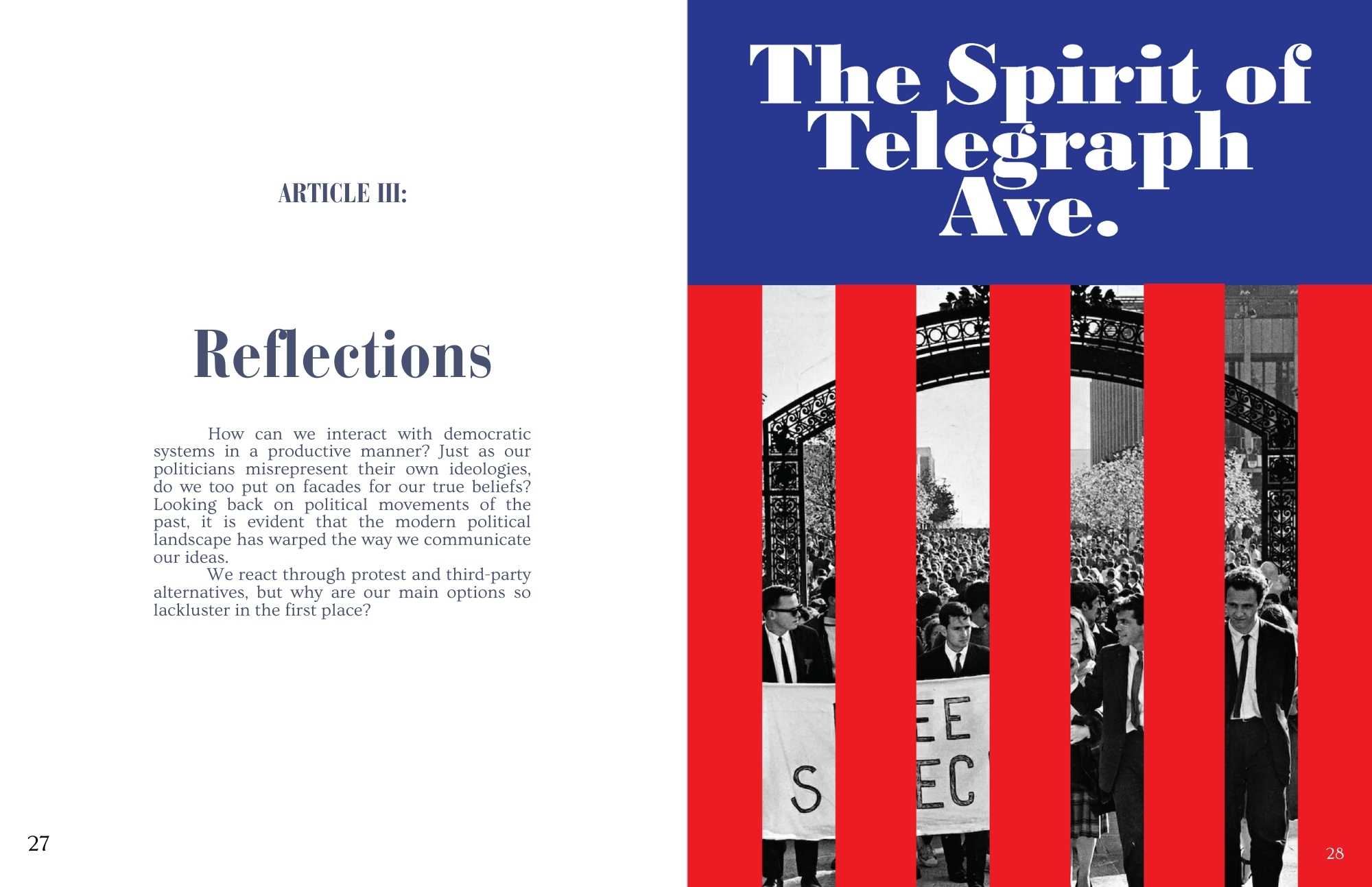 Supporting photography layout